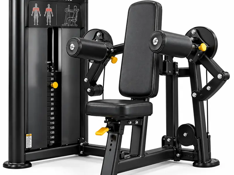 Lateral raise machine at Xavion Fitness Studio, Thindal, Erode